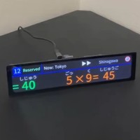 まるで電光掲示板！（そぞらさん提供）
