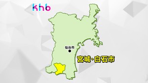 宮城・白石市の市道　歩行者が普通乗用車にはねられる　男性重傷