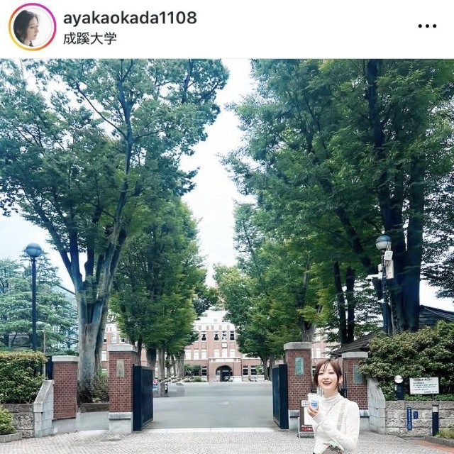 岡田彩花インスタグラム＠ayakaokada1108より