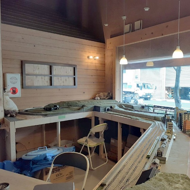 内装工事中の様子（2025年3月24日撮影）