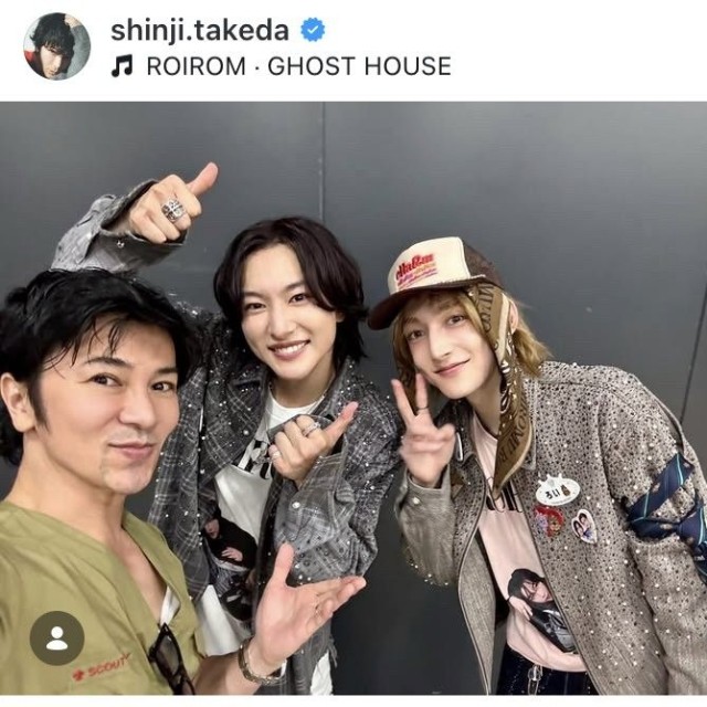 武田真治インスタグラム＠shinji.takedaより