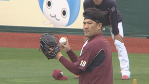 楽天・田中将大投手今季初登板　３回ノーヒットに抑え「前向きになれる内容」