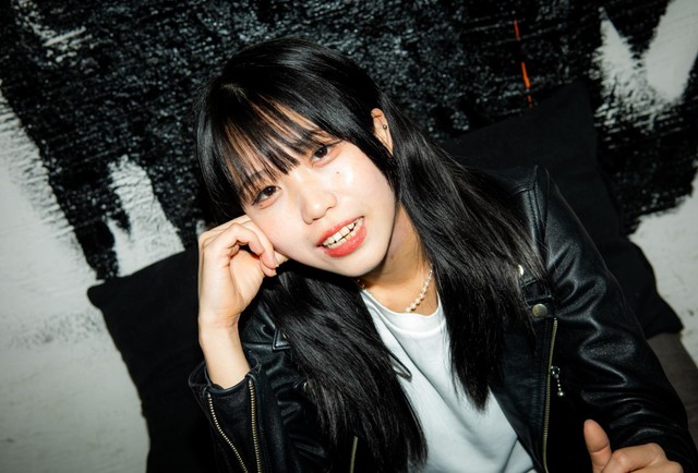 青春パンク系アイドルとして活動するBLUEGOATSのほんま・かいなさん(撮影:鈴木大すけ)