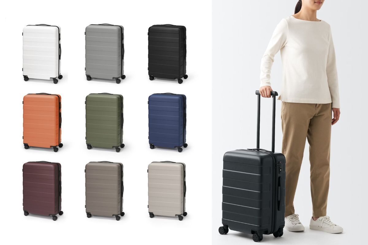 無印良品 トラベルキャリーケース 35L 機内持込可 スーツケース 4輪 究極の旅のパートナー」無印良品で高評価のキャリーケースに新色登場