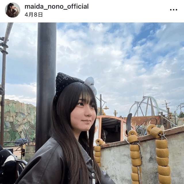 「中学校で過ごすのも残り一年」（毎田暖乃 (@maida_nono_official)さんのインスタグラムより）