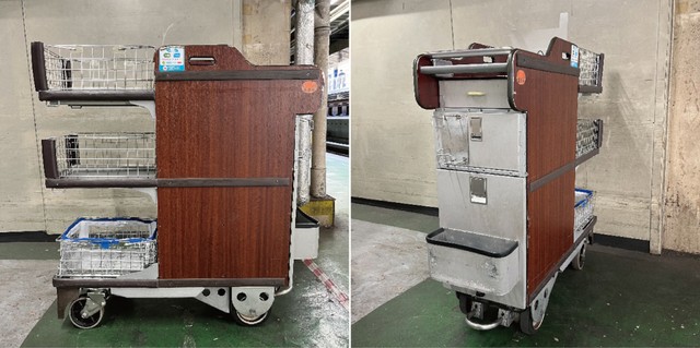 車内販売用ワゴン（写真はイメージ、JR東海リテイリング・プラスのサイトから）