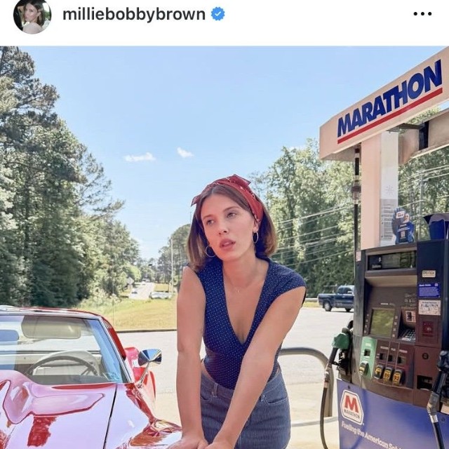 ミリー・ボビー・ブラウンのインスタグラム＠milliebobbybrownより