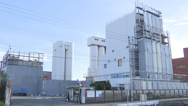 土壌汚染が見つかった工事現場　坂出市入舟町