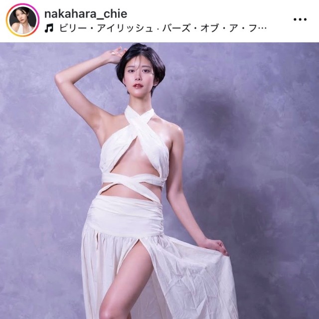 仲原ちえインスタグラム(@nakahara_chie)より