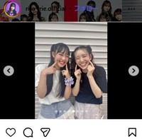 入江里咲のインスタグラム＠risa_irie.officialより