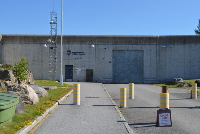 ハルデン刑務所の入り口