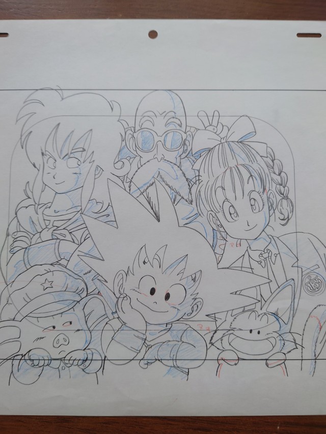 国産最新品ドラゴンボール アニメーション 原画 ⑩ ドラゴンボール