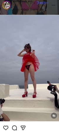 白川愛梨のインスタグラム＠shirakawa_airi_より