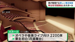宮城県民会館とみやぎＮＰＯプラザを集約し新しい複合施設を整備へ