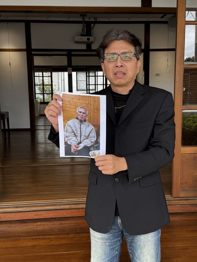 日本統治時代の台湾で新聞販売店を営んでいた日本人男性について、情報提供を求める陳韋辰さん