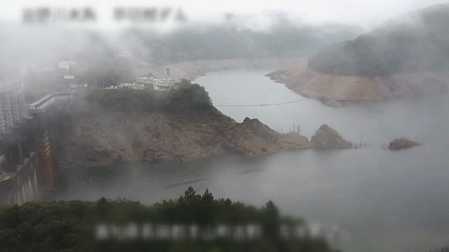 高知･早明浦ダム 午後3時ごろ 提供：水資源機構