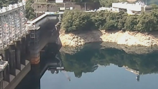 高知･早明浦ダム 3日午前10時ごろ 提供:水資源機構
