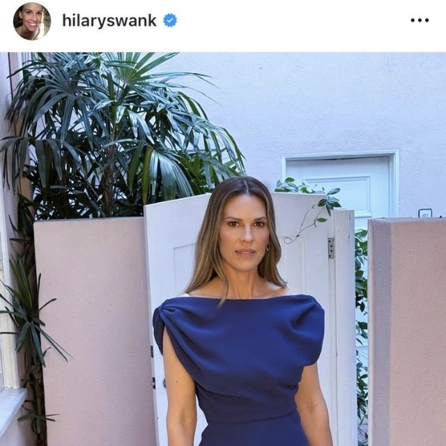 ヒラリー・スワンクのインスタグラム＠hilaryswankより