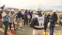 西日本豪雨で大きな被害が出た小田川周辺　地元の住民が堤防の強化工事を見学　倉敷市真備町