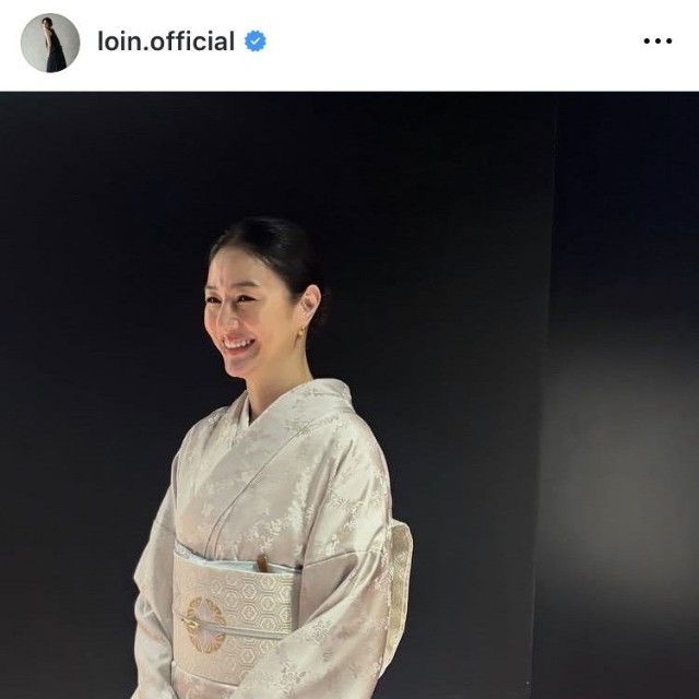 井川遥インスタグラム@loin.officialより