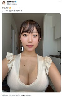 佐野なぎさのX(旧ツイッター)＠Sano_nagisaより