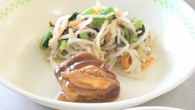 オリーブ地鶏の照り焼き