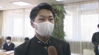 贈られた中学生は―