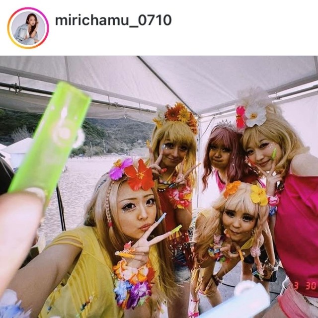 みりちゃむ（大木美里亜）インスタグラム(@mirichamu_0710)より