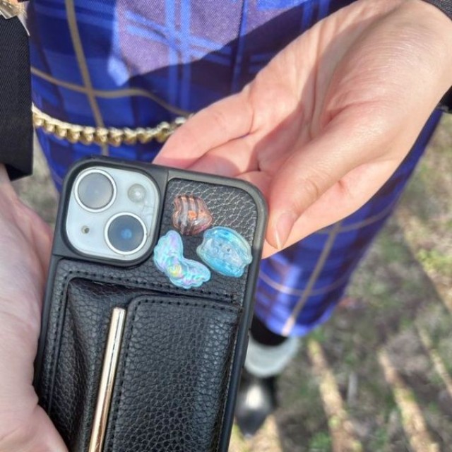 小学生から送られたボンボンドロップシール（画像提供：あまのさん）