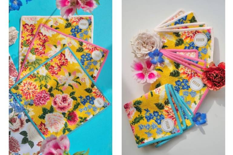 フェイラー　ケイタマルヤマ　コラボ　限定品　貴重 花束を抱きしめるような幸福感！ 「フェイラー×ケイタマルヤマ」最新
