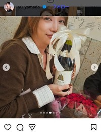 山田優のインスタグラム＠yu_yamada_より