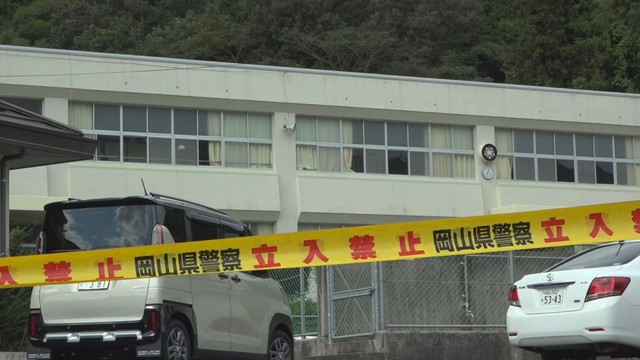 異臭騒ぎがあった神代小学校　新見市神郷下神代