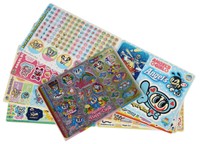 「平成女児」に親しまれたキャラクターのシールなど※「平成レトロ博覧会」（東京キララ社）より