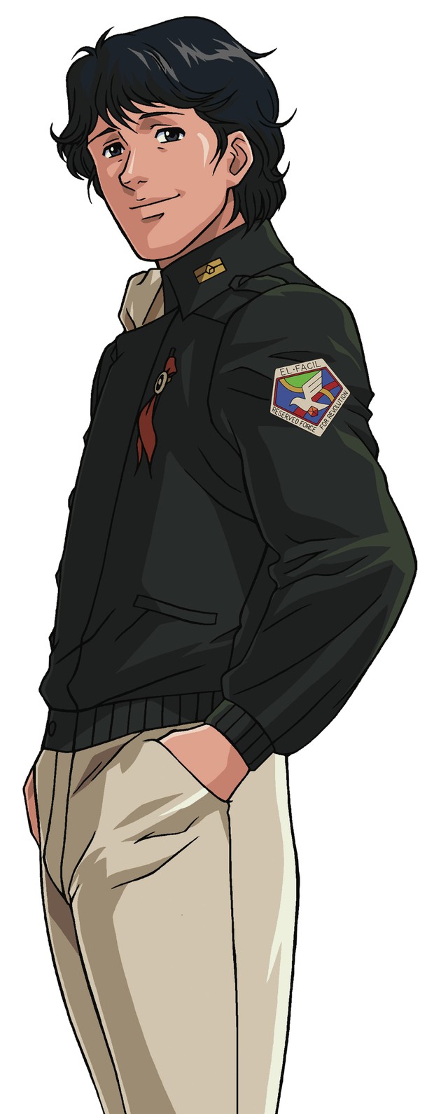 アニメ「銀河英雄伝説」に登場するヤン・ウェンリー。自由惑星同盟側の主人公だ