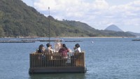 島と島を“無人でつなぐ” 海上の新たな乗り物として期待　香川・粟島で「海床ロボット」の実証実験