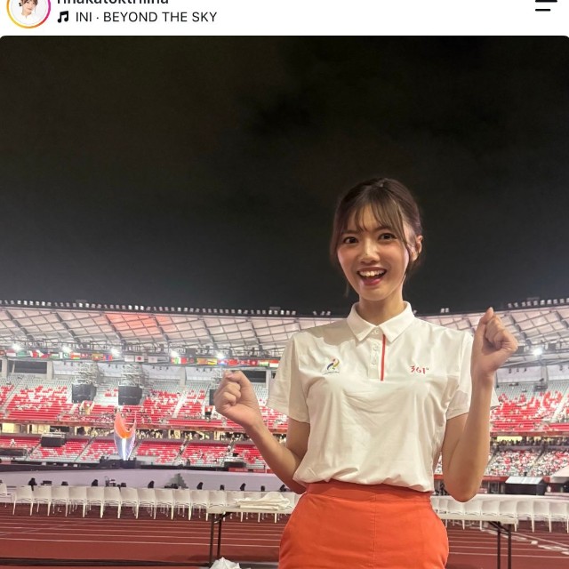 「カトリーナ」の愛称で親しまれるタレント加藤里奈さん（本人の公式インスタグラムから）