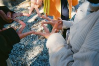 子どもがワークショップで撮影した写真　岡山市提供