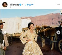 エラ・ハントのインスタグラム@ellahuntより