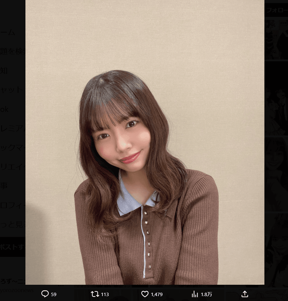 HKT48・渕上舞のX（@maichan_F_0921）より