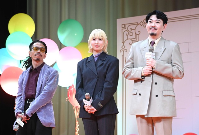 Awesome City Clubの（左から）モリシー、PORIN、Atagi