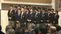 日本男子ソフトボールリーグで2連覇　平林金属男子ソフトボール部が報告会　岡山市　