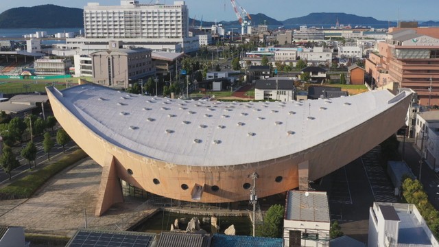 世界的な建築家・丹下健三が設計した旧香川県立体育館