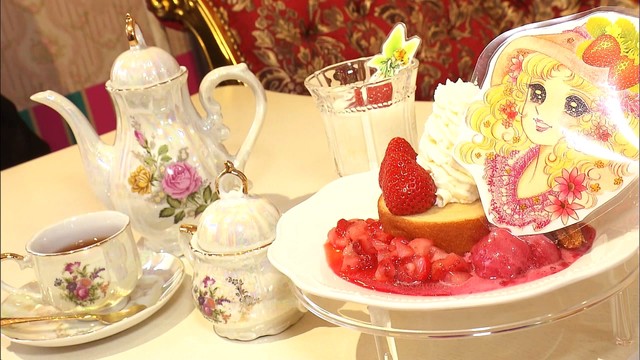 イチゴのバウムクーヘンにカシスシャーベットの彩りも　お姫様気分をより盛り上げる限定スイーツ　岡山・倉敷市