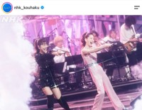 「NHK夏の音楽祭うたであえたら2026」でパフォーマンスを披露する南野陽子さん（左）と増田惠子さん（番組公式インスタグラムから）