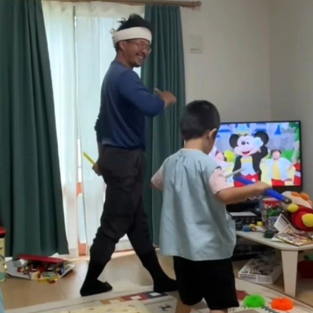 ゴリラ旦那と呼ばれるのは？（「ゴリラ旦那」さん提供、Instagramよりキャプチャ撮影）