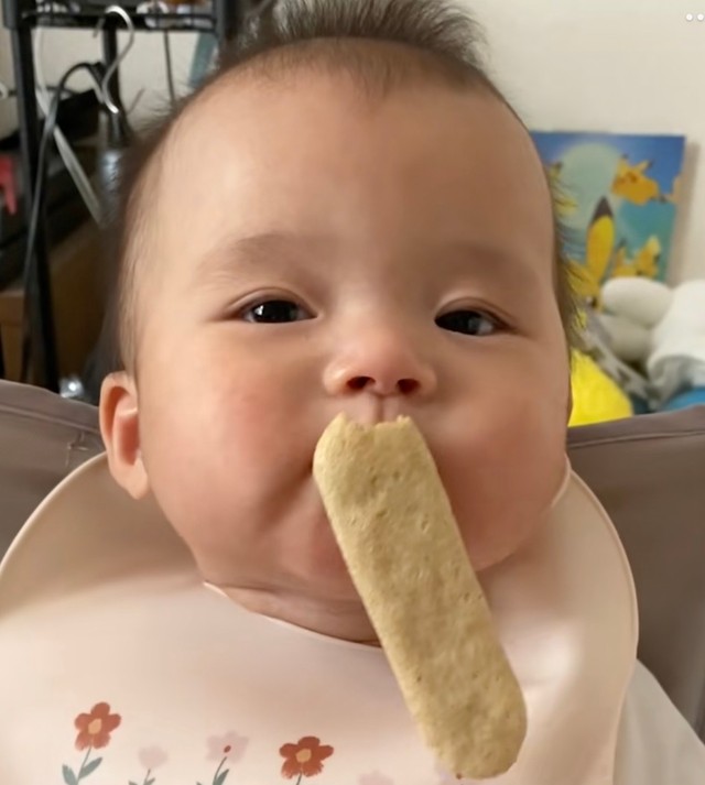 せんべいが浮いてる…！？（提供：@cheese99525さん）

