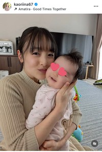 米澤かおりアナのインスタグラム＠kaoriina67より