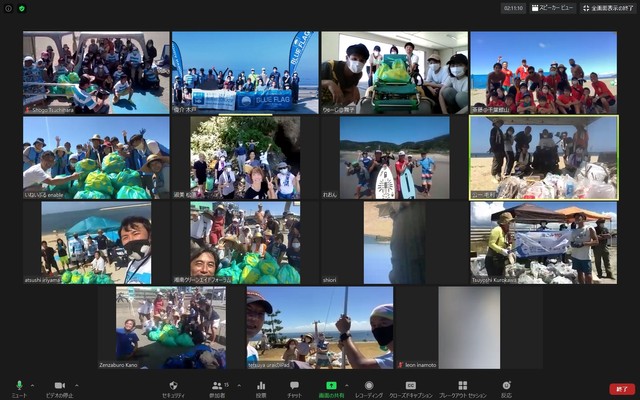 コロナで直接会えなくても…。各地に集まった仲間たち（提供）