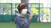 2022年のランニング教室で指導する有森裕子さん