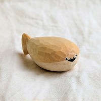 木彫りで作られたサカバンバスピス（提供：川崎 誠二 木彫り教室さん）